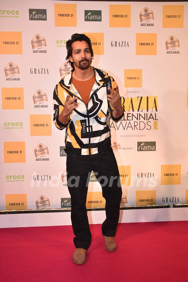 Harshvardhan Rane attends the Grazia Millennial Awards 2019