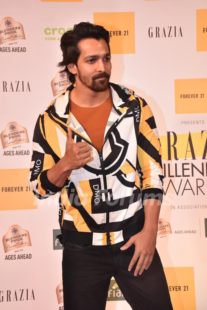 Harshvardhan Rane attends the Grazia Millennial Awards 2019