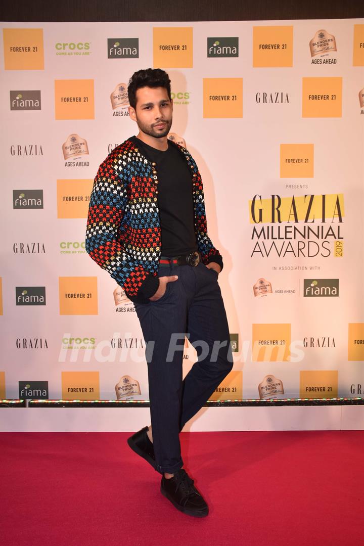 Siddhant Chaturvedi attends the Grazia Millennial Awards 2019