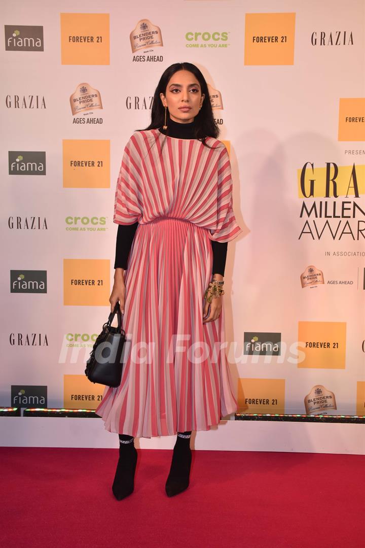 Sobhita Dhulipala attends the Grazia Millennial Awards 2019