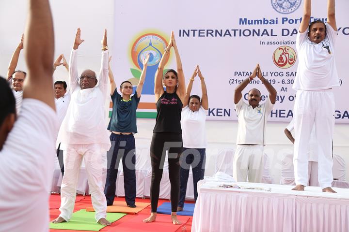 Bollywood stars celebrate yoga Day!