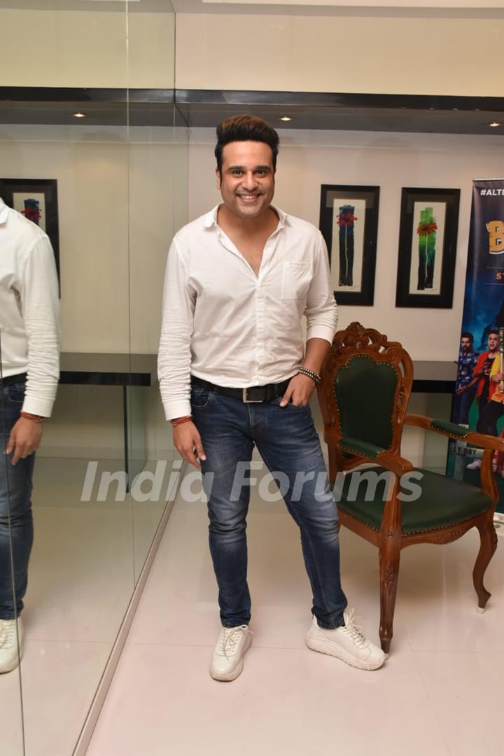 Krushna Abhishek snapped at the promotions of Boo Sabki Phategi