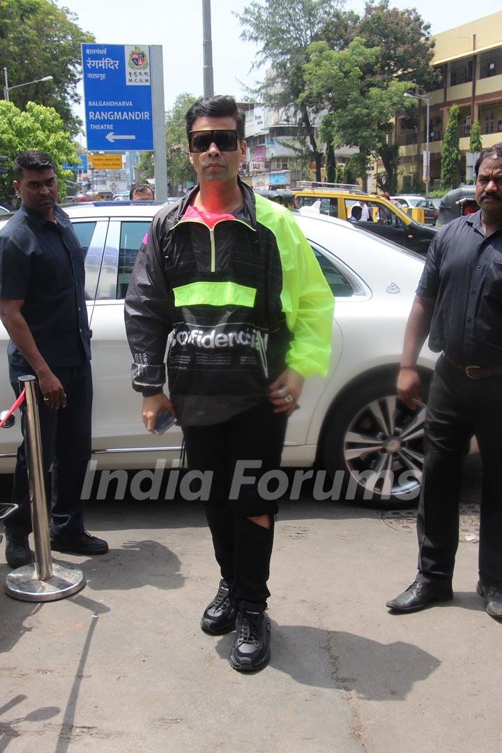 Karan Johar was papped around the town