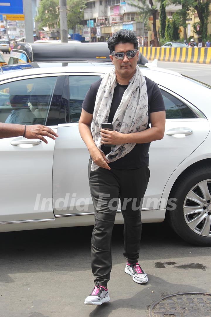 Manish Malhotra was papped around the town