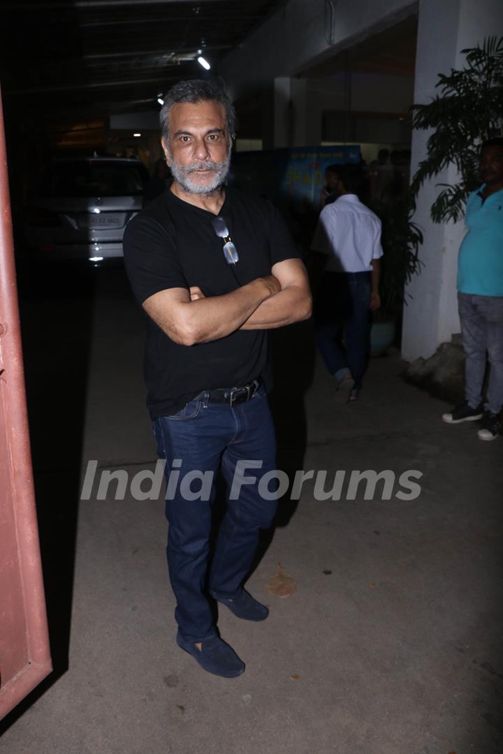 A Bollywood celebrity was clicked during the screening of Shadaa