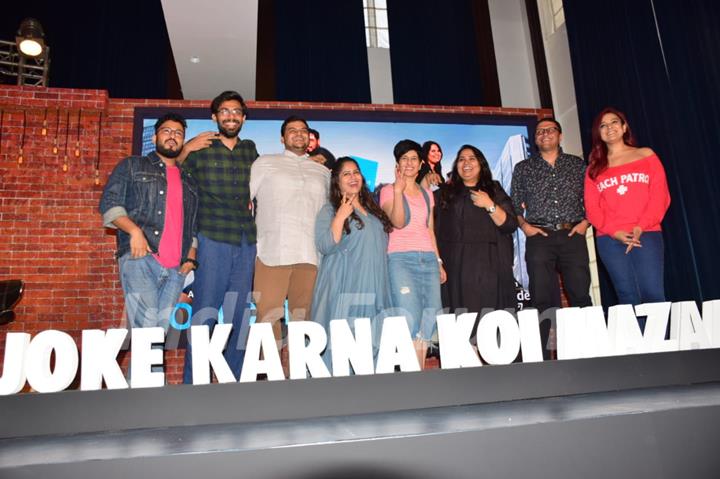 Well-known Comedians snapped at the Trailer launch of Comicstaan 2