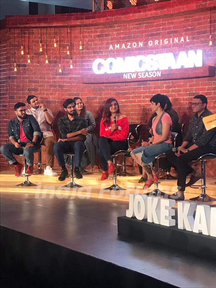 Well-known Comedians snapped at the Trailer launch of Comicstaan 2