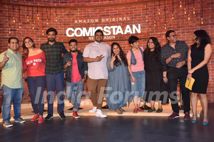 Well-known Comedians snapped at the Trailer launch of Comicstaan 2