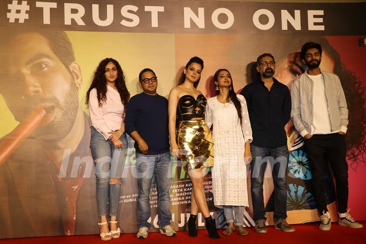 Bollywood celebrities at the trailer launch of Judgementall Hai Kya