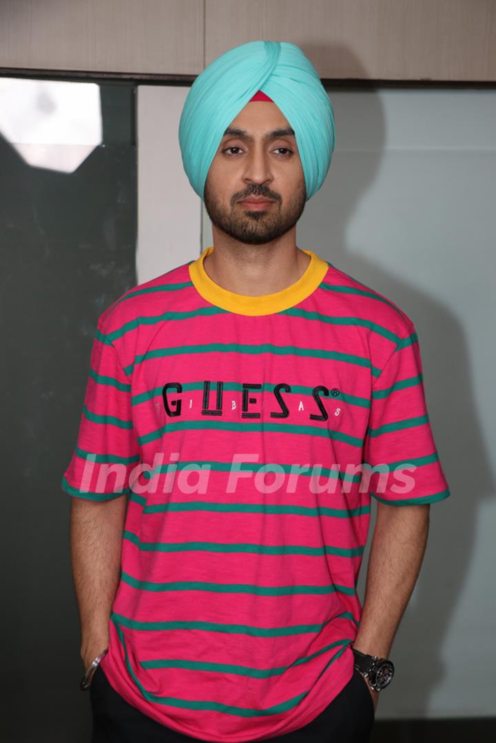 Diljit Dosanjh at promotions of Patiala House