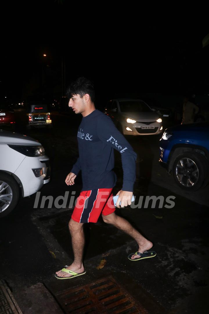 Ibrahim Ali Khan was spotted around the town