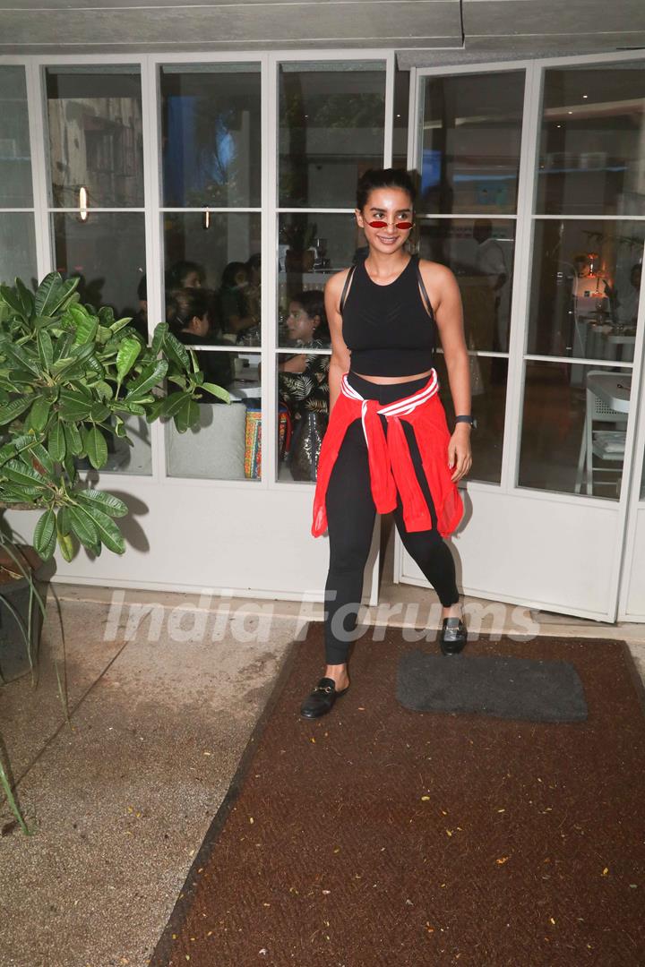 Patralekha was spotted around the town