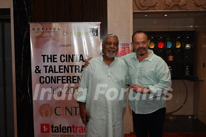 Celebrities at CINTAA and Talentrack association announcement party!