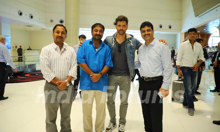 Hrithik Roshan at Super 30 special screening with Vice President Vankaiya Nadu house at Delhi