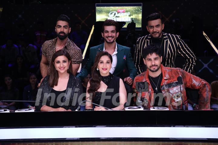 Bollywood celebrities at the sets of Colors' Dance Deewane 