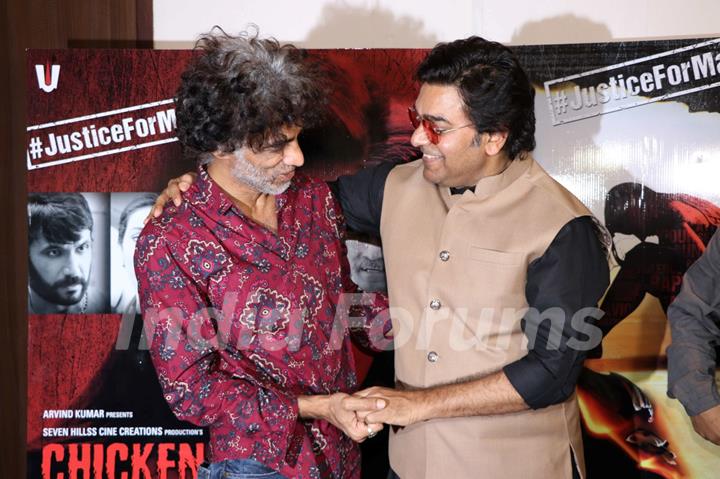 Ashutosh Rana and Makrand Deshpande at the promotions of upcoming film Chicken Curry Law