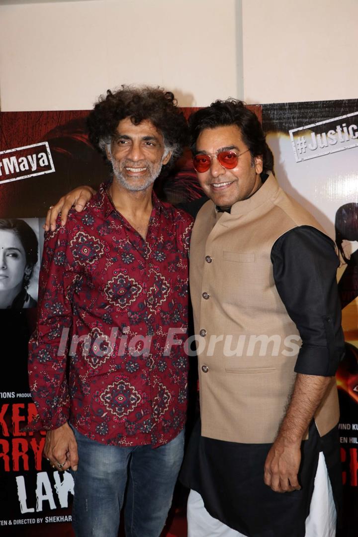 Ashutosh Rana and Makrand Deshpande at the promotions of upcoming film Chicken Curry Law