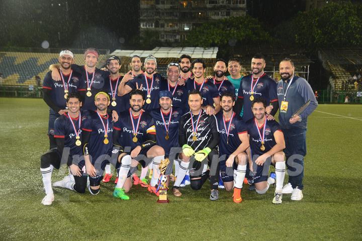 Bollywood Actors play Football on Kargil Vijay Diwas with the soldiers from the Navy and Army