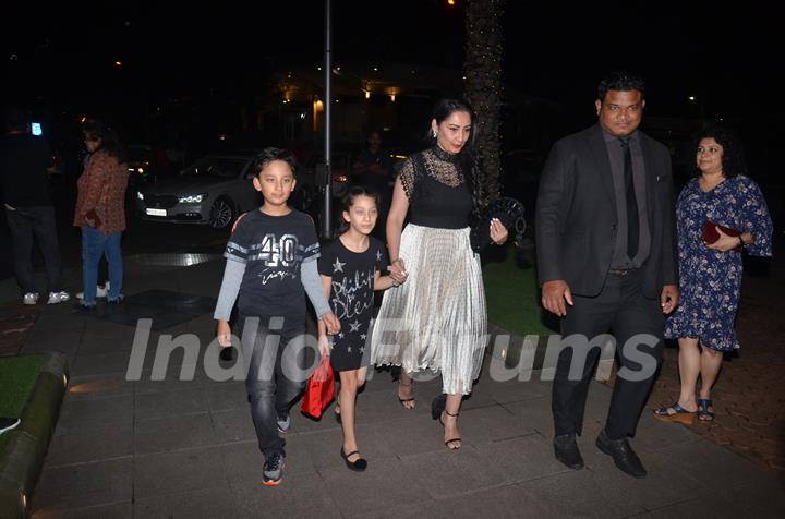 Manyata Dutt at BKC for Sanjay Dutt's birthday bash!