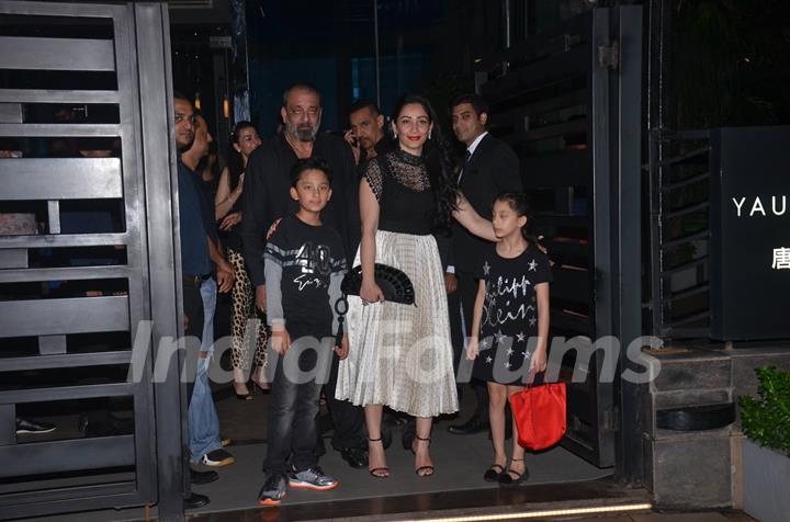 Sanjay Dutt celebrates his birthday with family and friends!