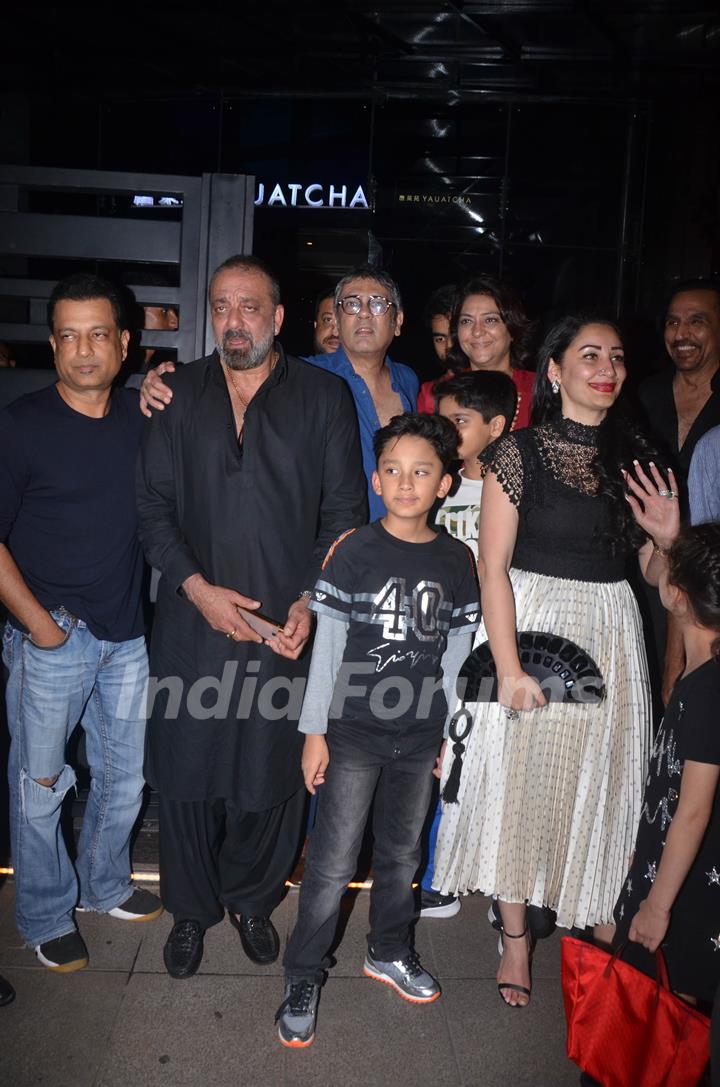 Sanjay Dutt celebrates his birthday with family and friends!