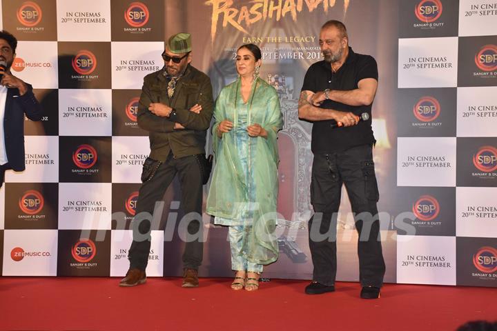 Bollywood celebrities at the trailer launch of Prasthanam!