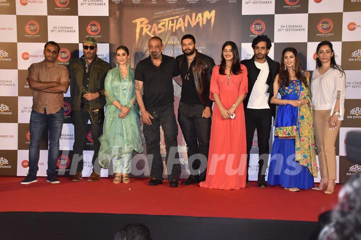 Bollywood celebrities at the trailer launch of Prasthanam!