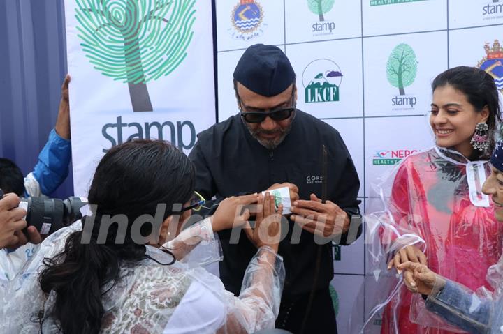 Bollywood celebrities support Tanishaa Mukherji's Earth Renewal Project by Stamp