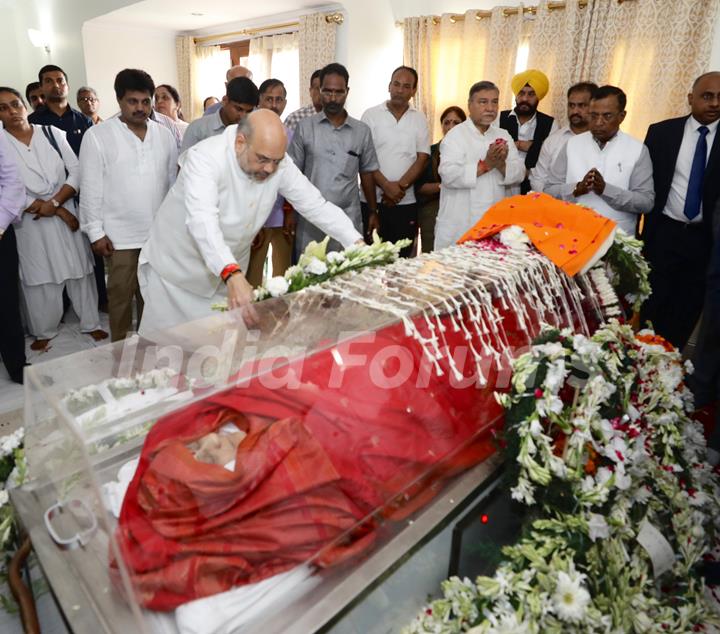 Sushma Swaraj funeral pictures!