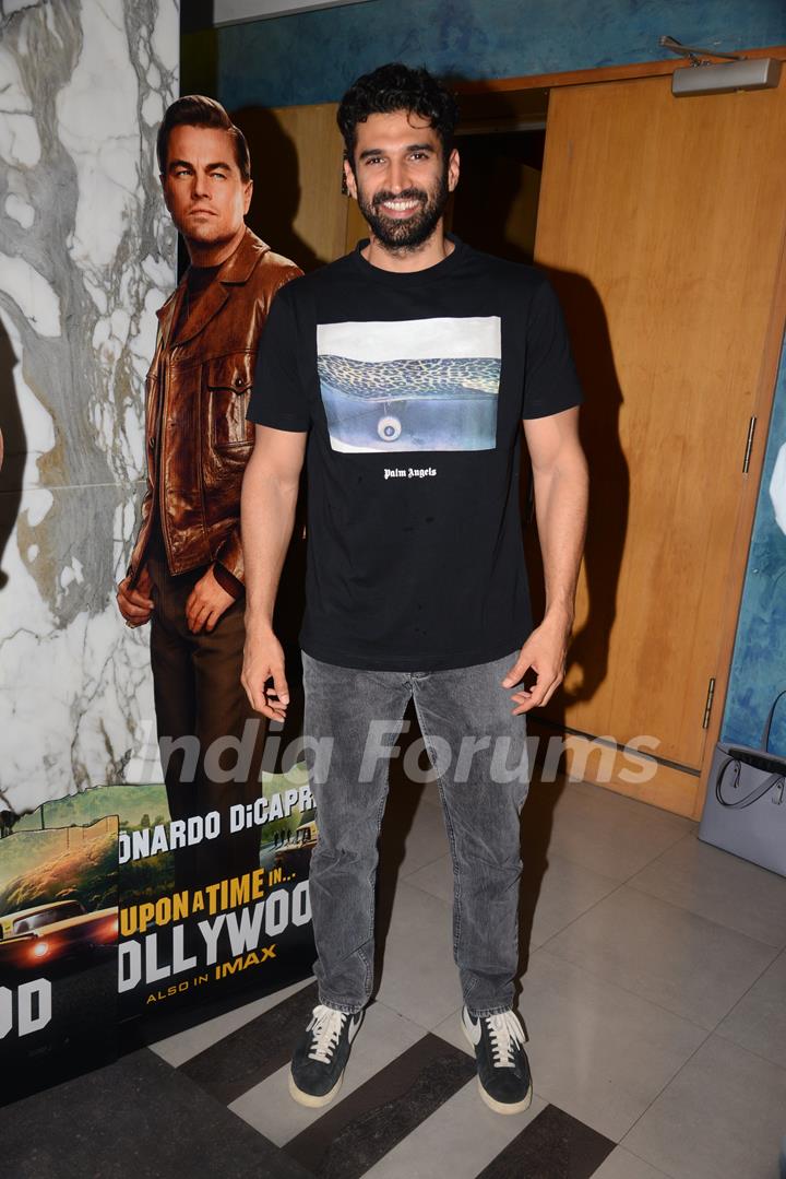 Aditya Roy Kapoor at the special screening of Once Upon a Time in Hollywood!