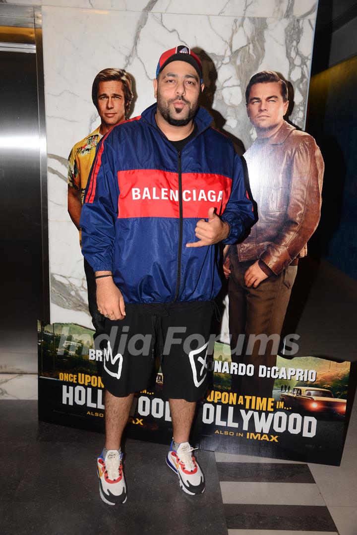 Badshah at the special screening of Once Upon a Time in Hollywood!