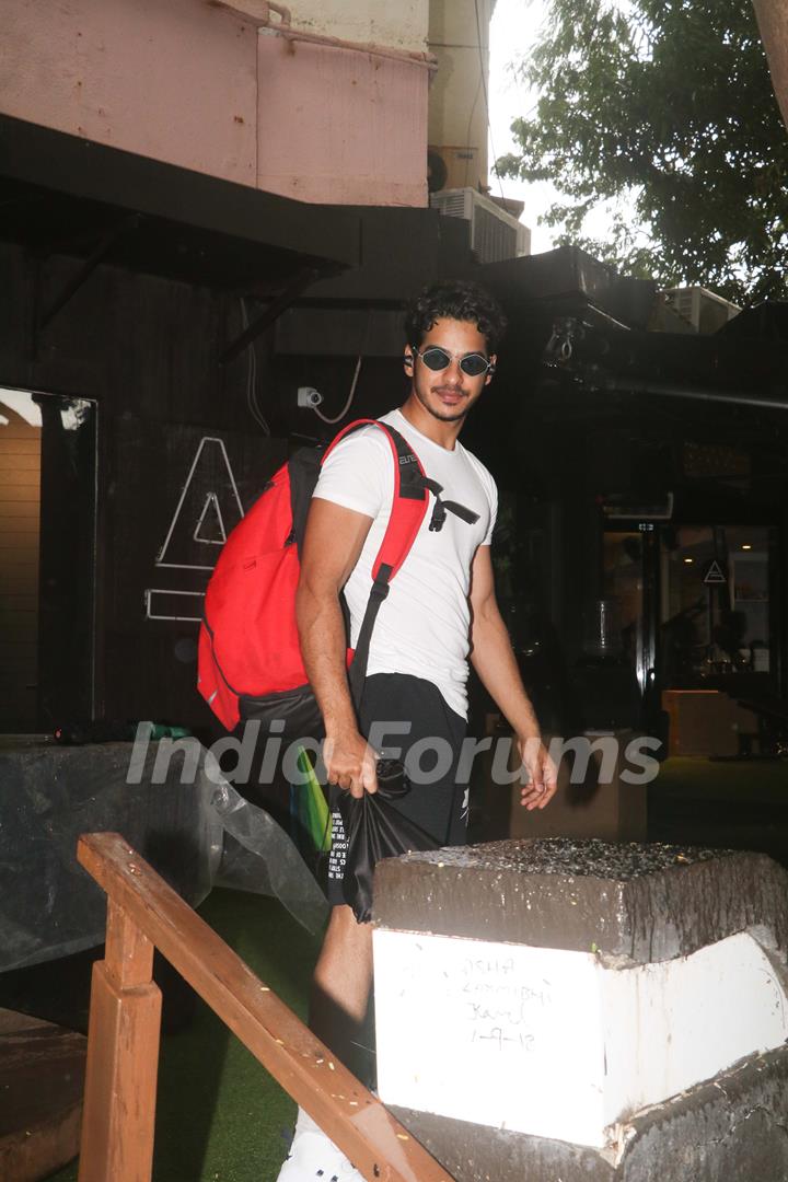 Ishaan Khatter spotted around the town!