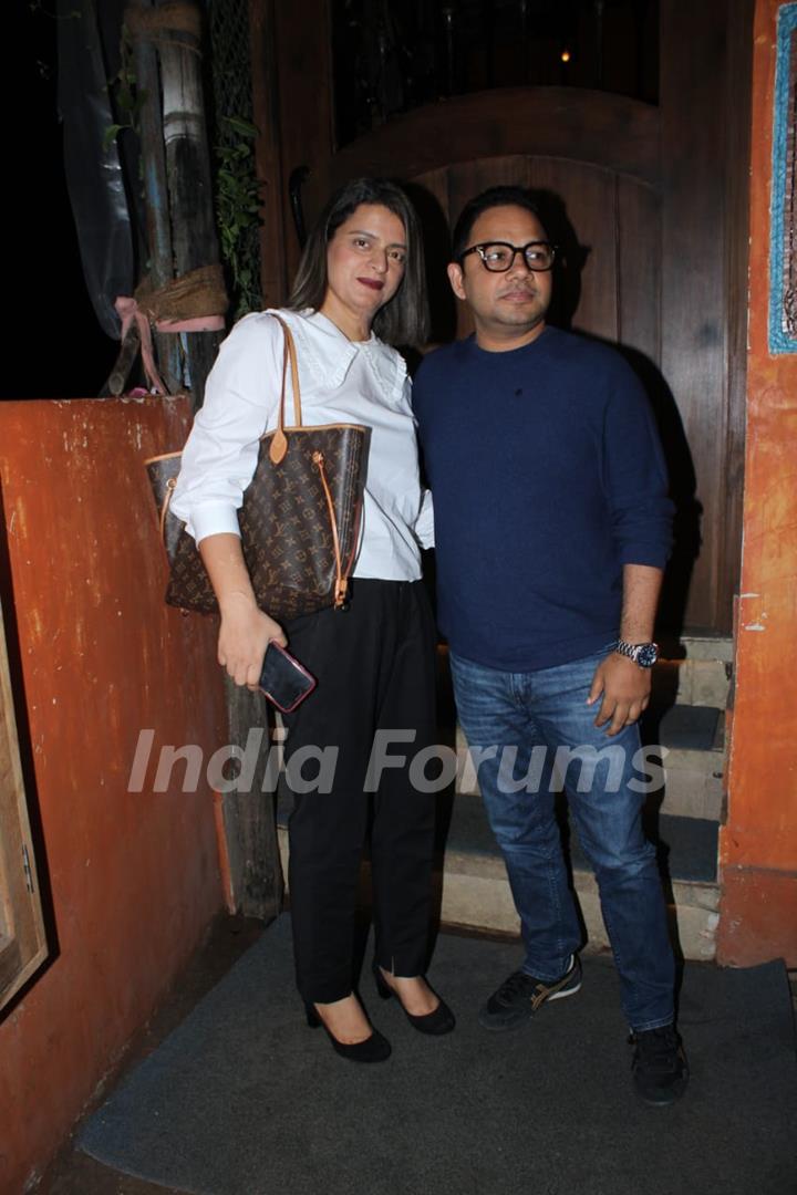 Rangoli Chandel and Shailesh R. Singh at the Judgementall Hai Kya success bash!