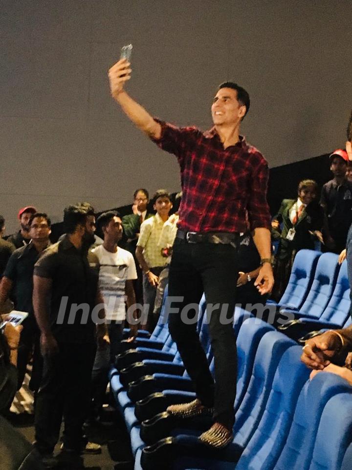 Akshay Kumar at the promotions of Mission Mangal!