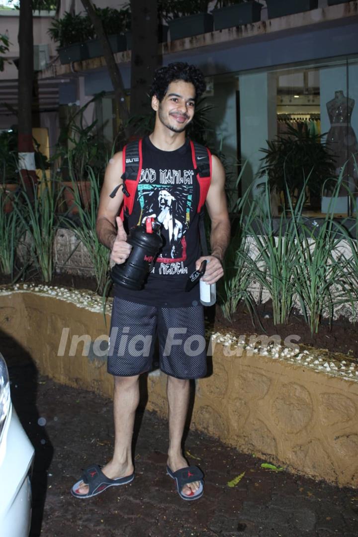 Ishaan Khattar snapped around the town