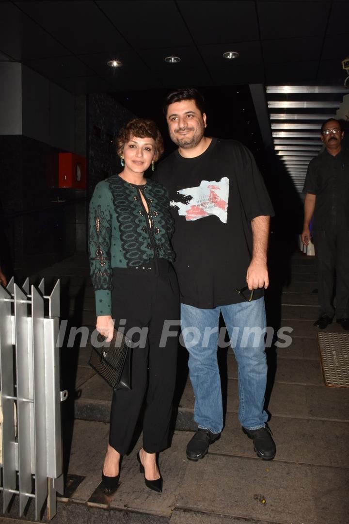 Sonali Bendre and Goldie Behl were spotted after dinner with friends