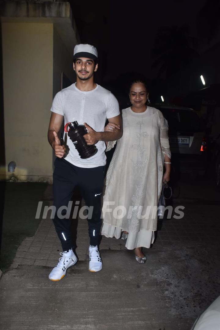 Ishaan Khatter spotted around the town!