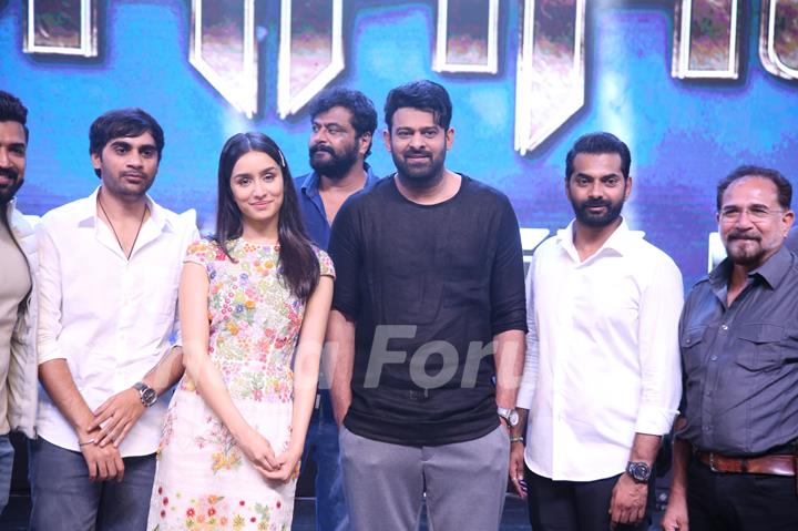 Prabhas and Shraddha Kapoor at the promotions of Saaho!