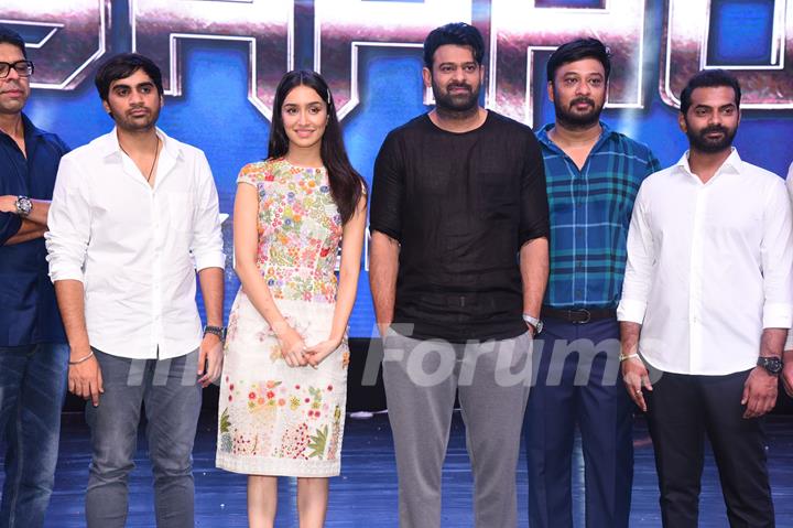 Prabhas and Shraddha Kapoor at the promotions of Saaho!