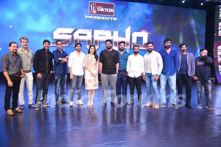 Prabhas and Shraddha Kapoor at the promotions of Saaho!