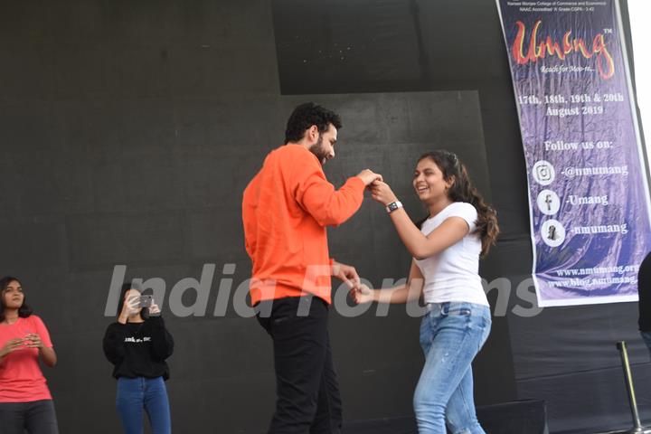 Siddhant Chaturvedi was spotted around at a college fest!