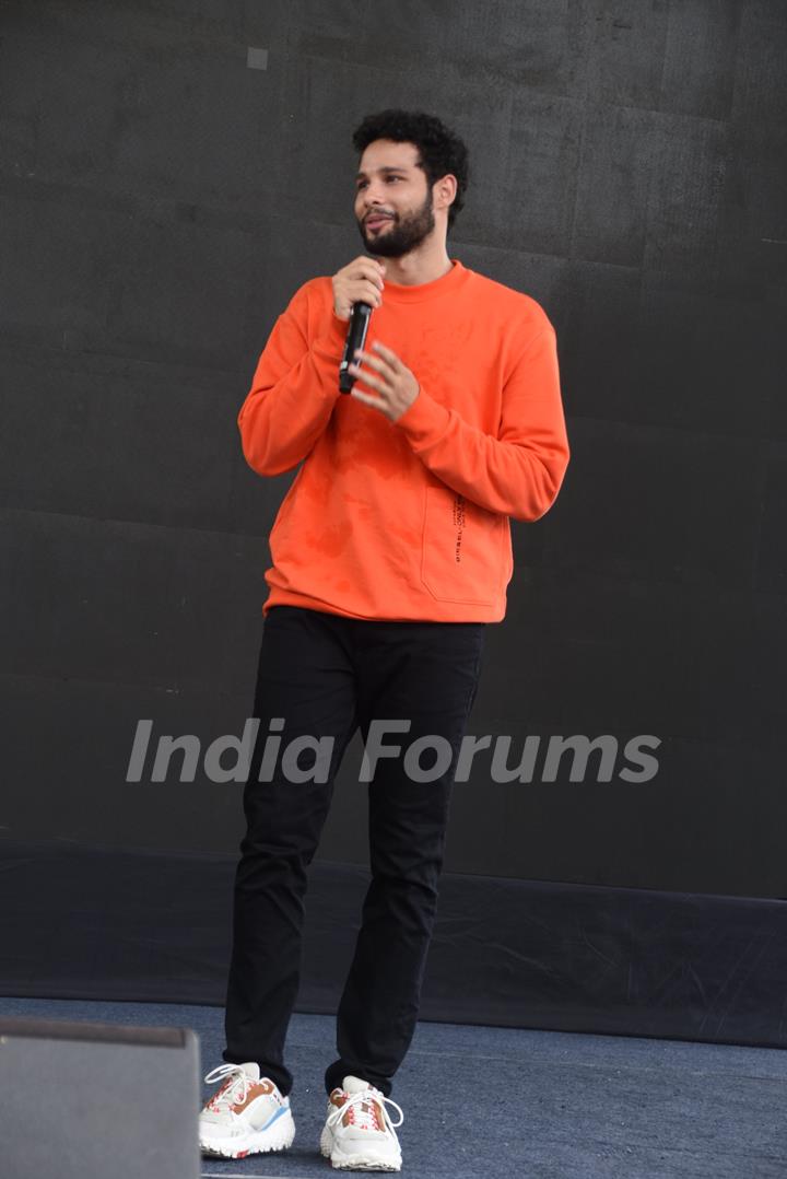 Siddhant Chaturvedi was spotted around at a college fest!