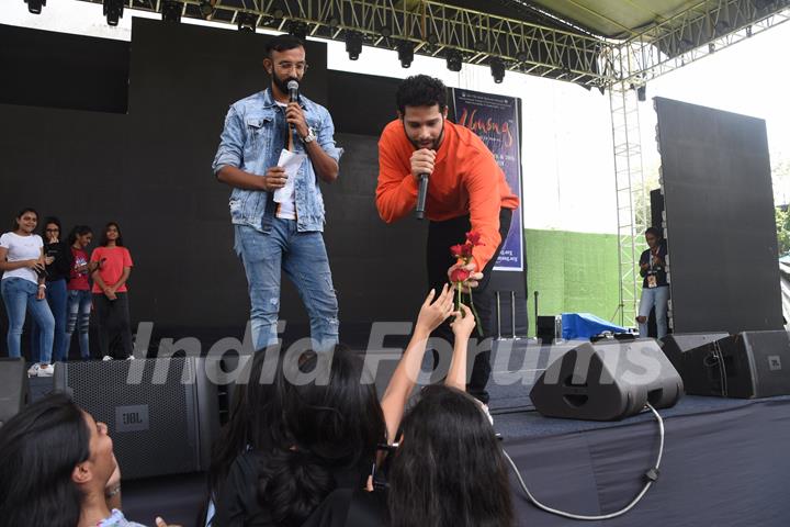 Siddhant Chaturvedi was spotted around at a college fest!