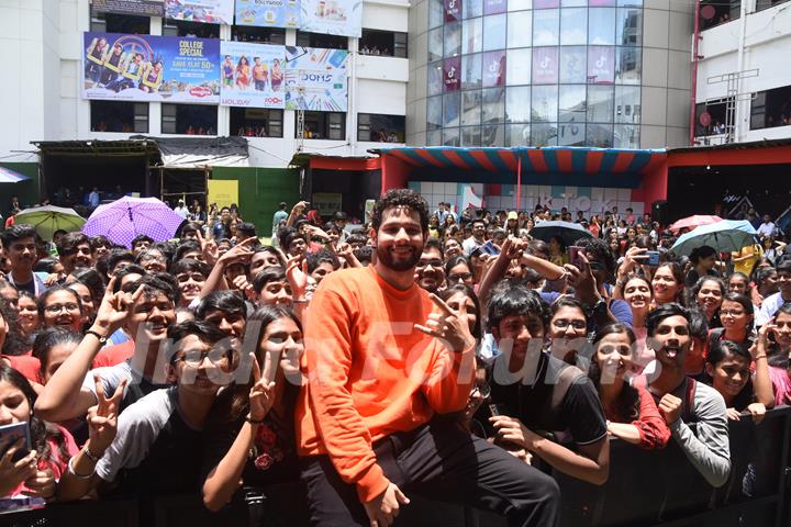 Siddhant Chaturvedi was spotted around at a college fest!