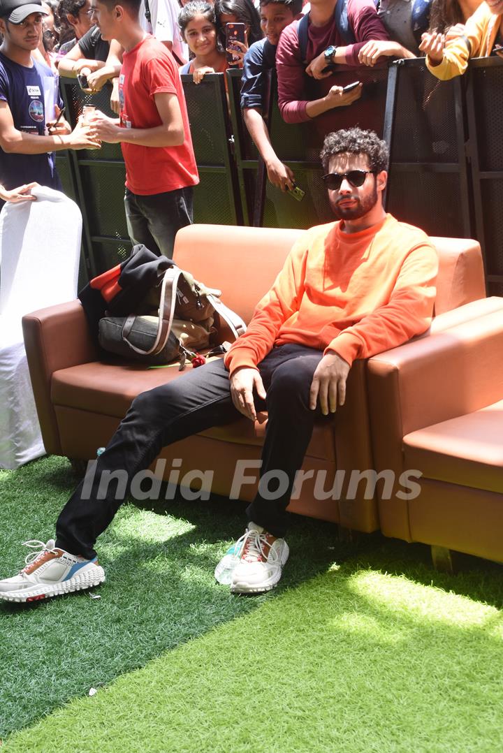 Siddhant Chaturvedi was spotted around at a college fest!