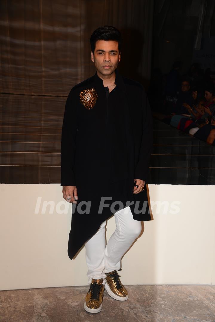 Karan Johar at Lakme Fashion Week 2019!