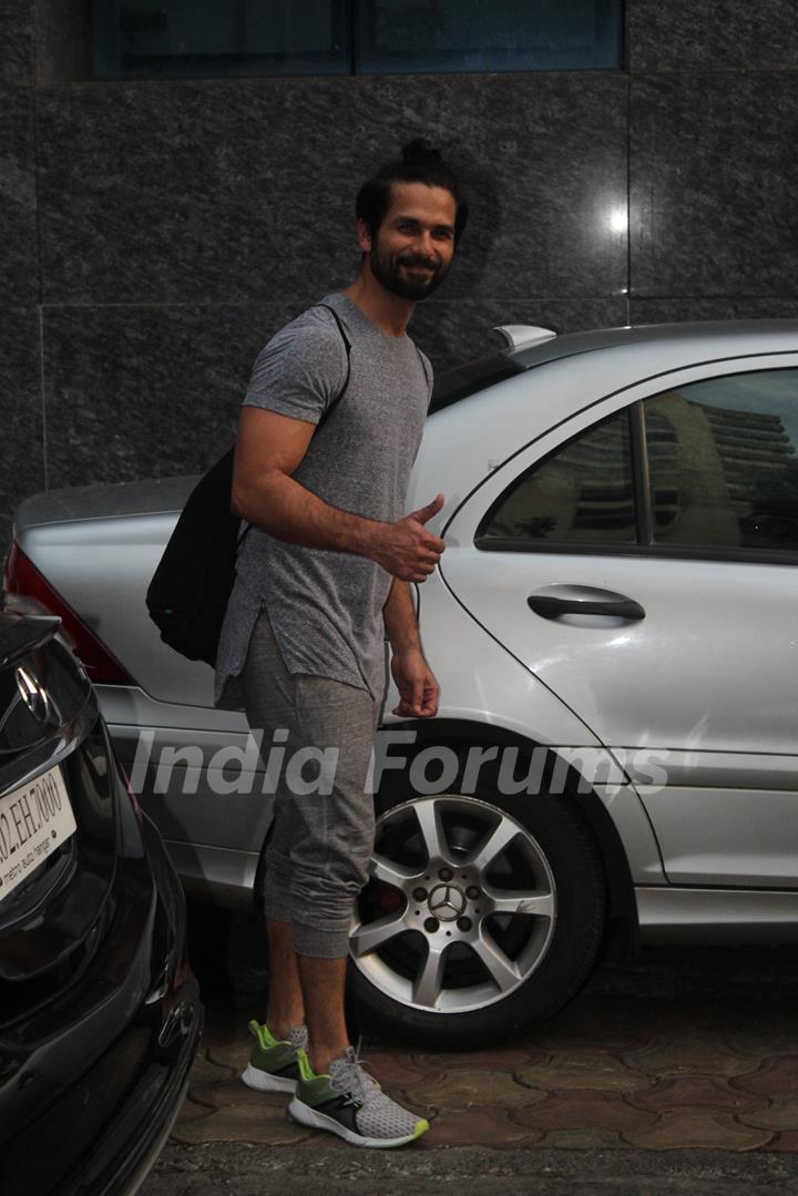 Shahid Kapoor snapped around the town!