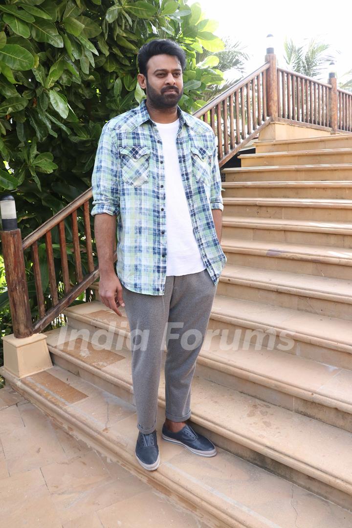 Prabhas at the promotions of Saaho!