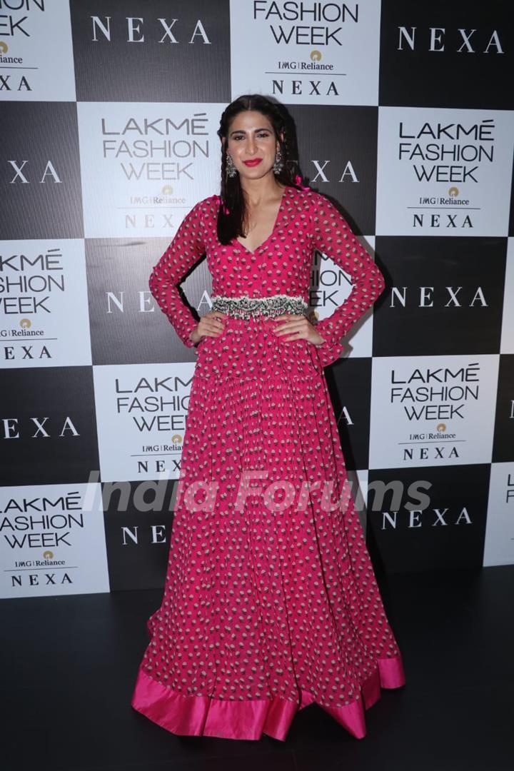 Aahana Kumra snapped at Lakme Fashion Week!