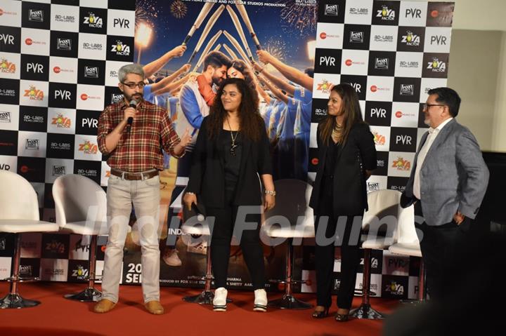 The team of The Zoya Factor at the trailer launch of the movie